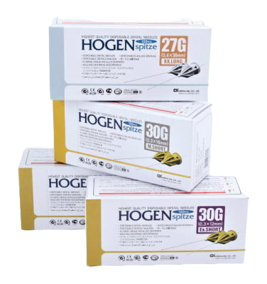 15. Иглы карпульные Hogen Spitze (0,3*25mm), 30G, 100 шт/уп/ Корея