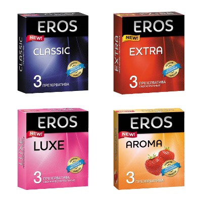 Презервативы ЭРОС Люкс АЗРИ