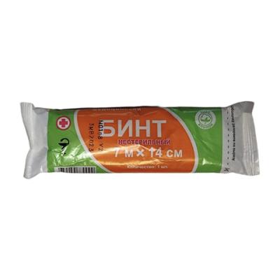 Бинт марлевый 7м*14см нестерильный в инд. уп пл. 36 /Верамед/250