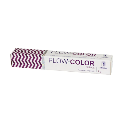 15. Flow-color(флоу-колор) композит.материал для восстановления зубов(1шпр*1г), цвет фиолет./ Arkona