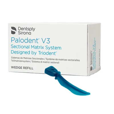 15. Клинья Палодент малые, синие/ Palodent V3 Wedge Refill (Small), 659780V/ Dentsply