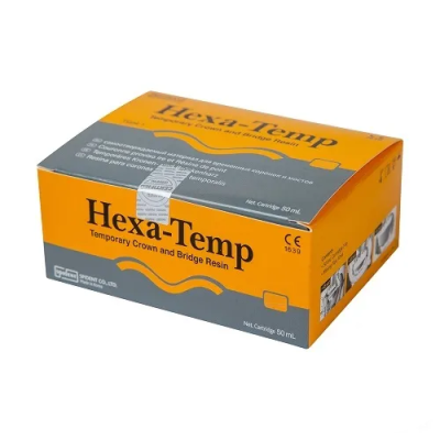 Хекса темп/Hexa Temp А2 д/изготовления врем. коронок (1 картридж*50мл/75г)/ Spident