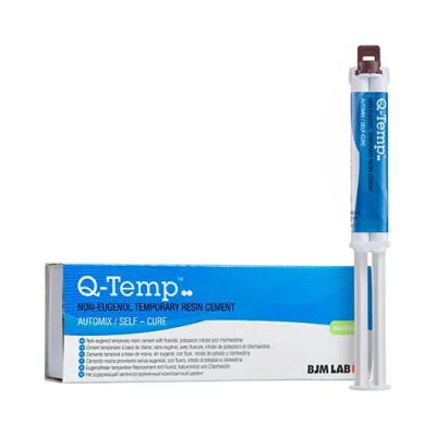 15. Кью Темп Автомикс/Q-Temp Automix - цемент композит.(5мл+10 канюль), белый, 100014 RU/BJM Lab