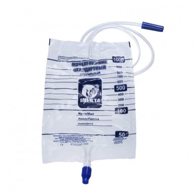 Мочеприемник прикроватный 1л /Inekta 