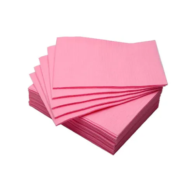 15. Салфетки нагрудн. д/пациентов 2-х сл. розовый, 33*45, 500шт/уп/ Ом-Ника