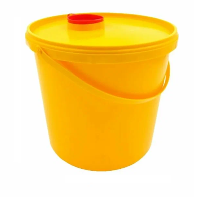 Емкость-контейнер для сбора острого инструм. кл Б, одноразовый емкость 3,0 л желтый Респект