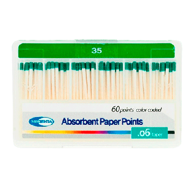 15. Штифты бумажные 06 №35, 60 шт/уп/ Медента