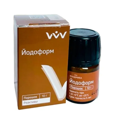 15. Йодоформ 10г/ Владмива