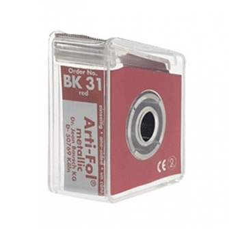 15. Артикуляционная фольга ВК 31 красная односторонняя 12мкм, 22мм*20 м/ Bausch (Н)