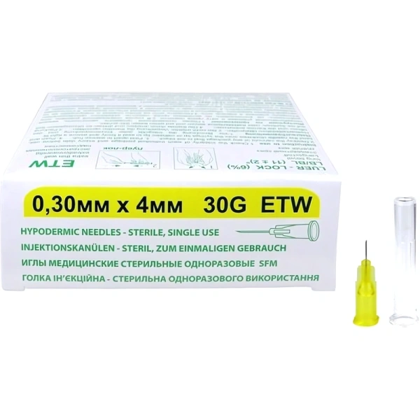 Игла для мезотерапии 30G 0,30*4мм/SFM/50
